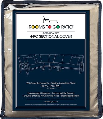 Lake Breeze 4 Pc Patio Sectional Cover