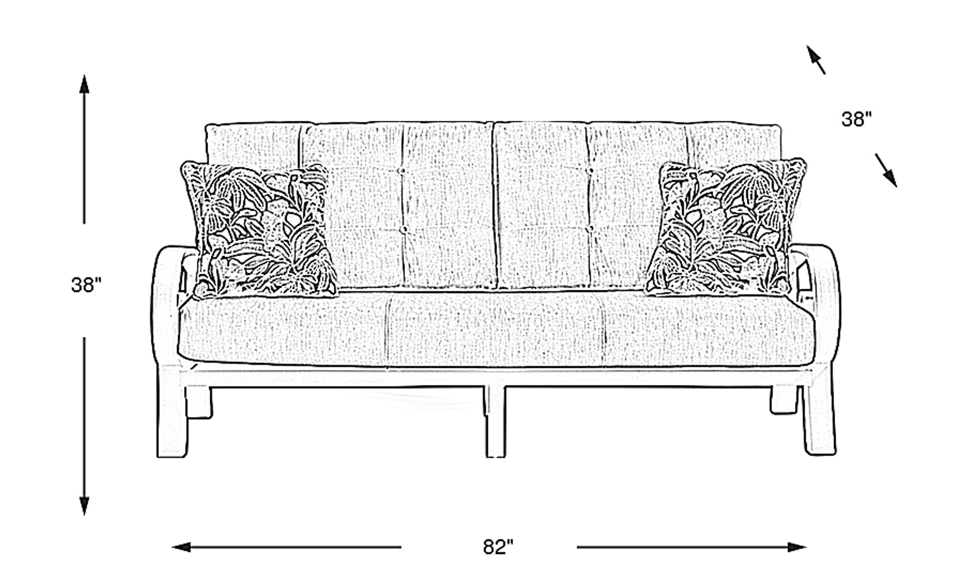 Dimension Image. Please refer to the Dimension Tab on this page for dimension details.