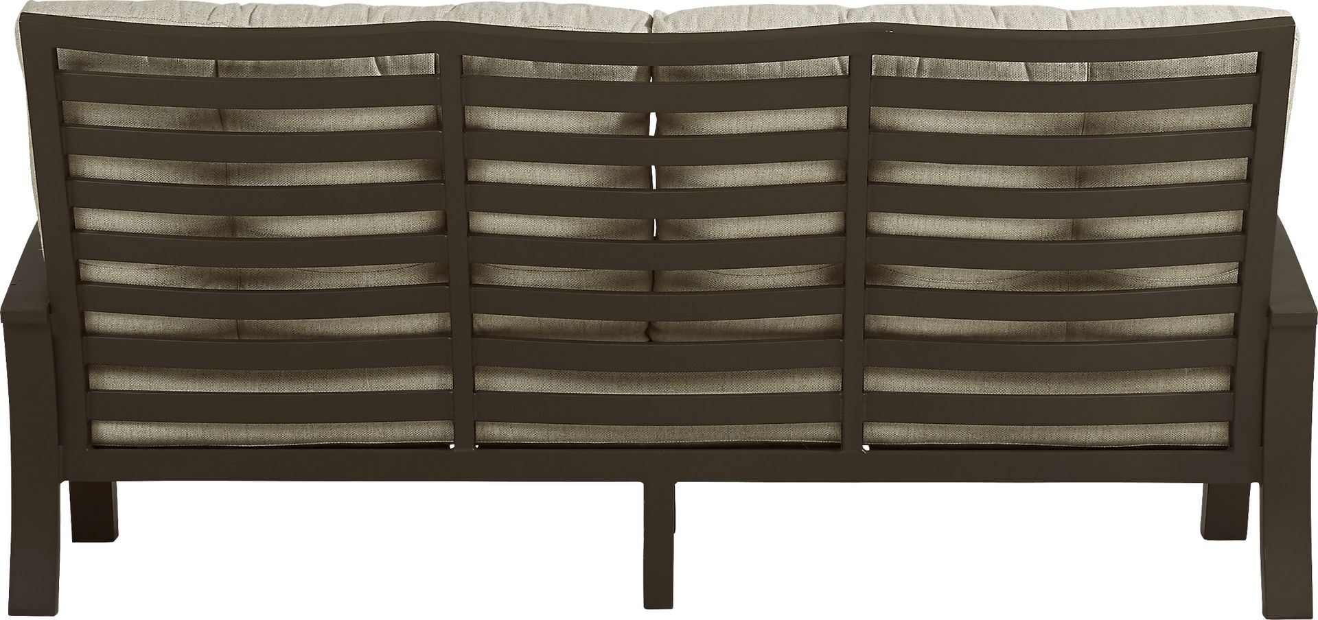 Bermuda Bay Aged Bronze Outdoor Sofa with Wren Cushions - Image 3