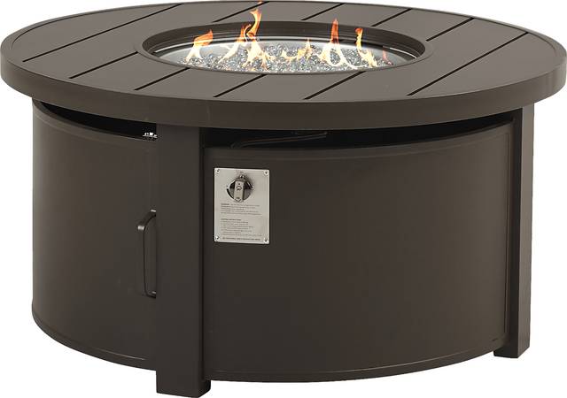 Bermuda Breeze Aged Bronze 44 in. Round Fire Pit - Thumbnail - Image 3