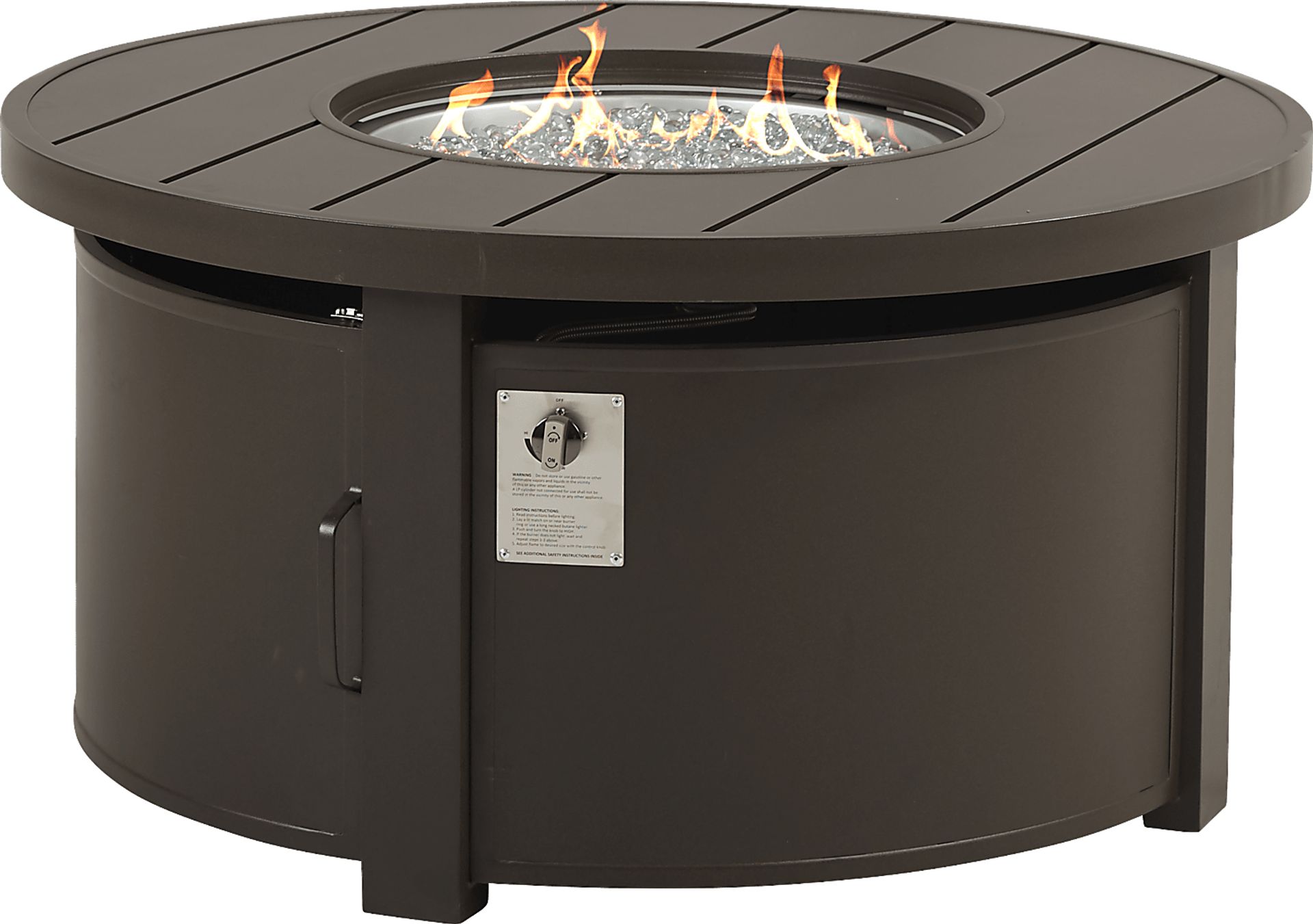 Bermuda Breeze Aged Bronze 44 in. Round Fire Pit - Image 3