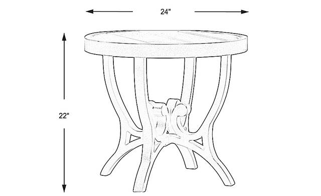 Dimension Image. Please refer to the Dimension Tab on this page for dimension details.