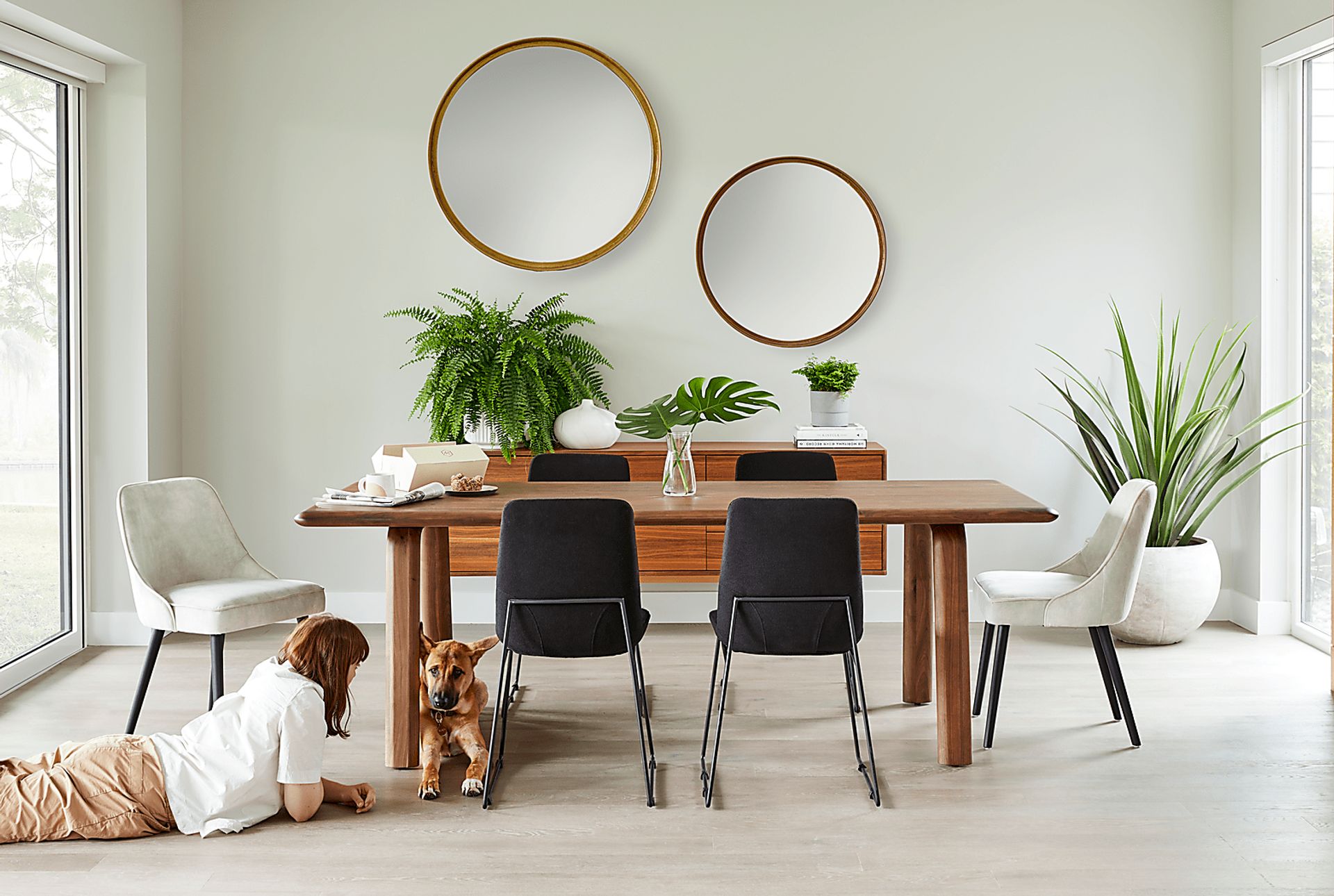Bermwood Black Dining Chair, Set of 2 - Image 7
