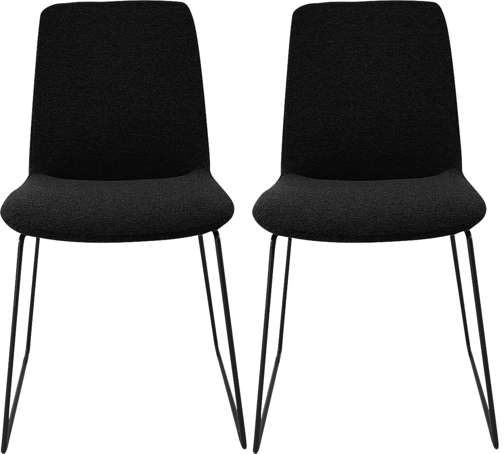 Bermwood Black Dining Chair, Set of 2 - Image 1