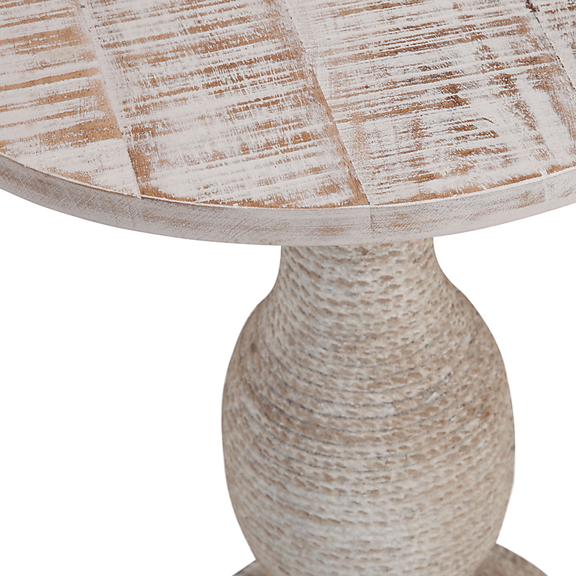 Bernal White End Table - Image 3