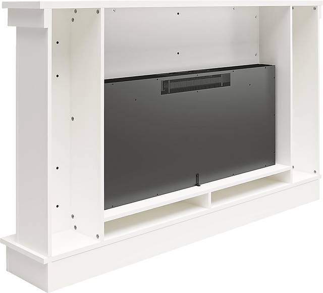 Bernd White 64 in. Console with Electric Fireplace - Thumbnail - Image 5