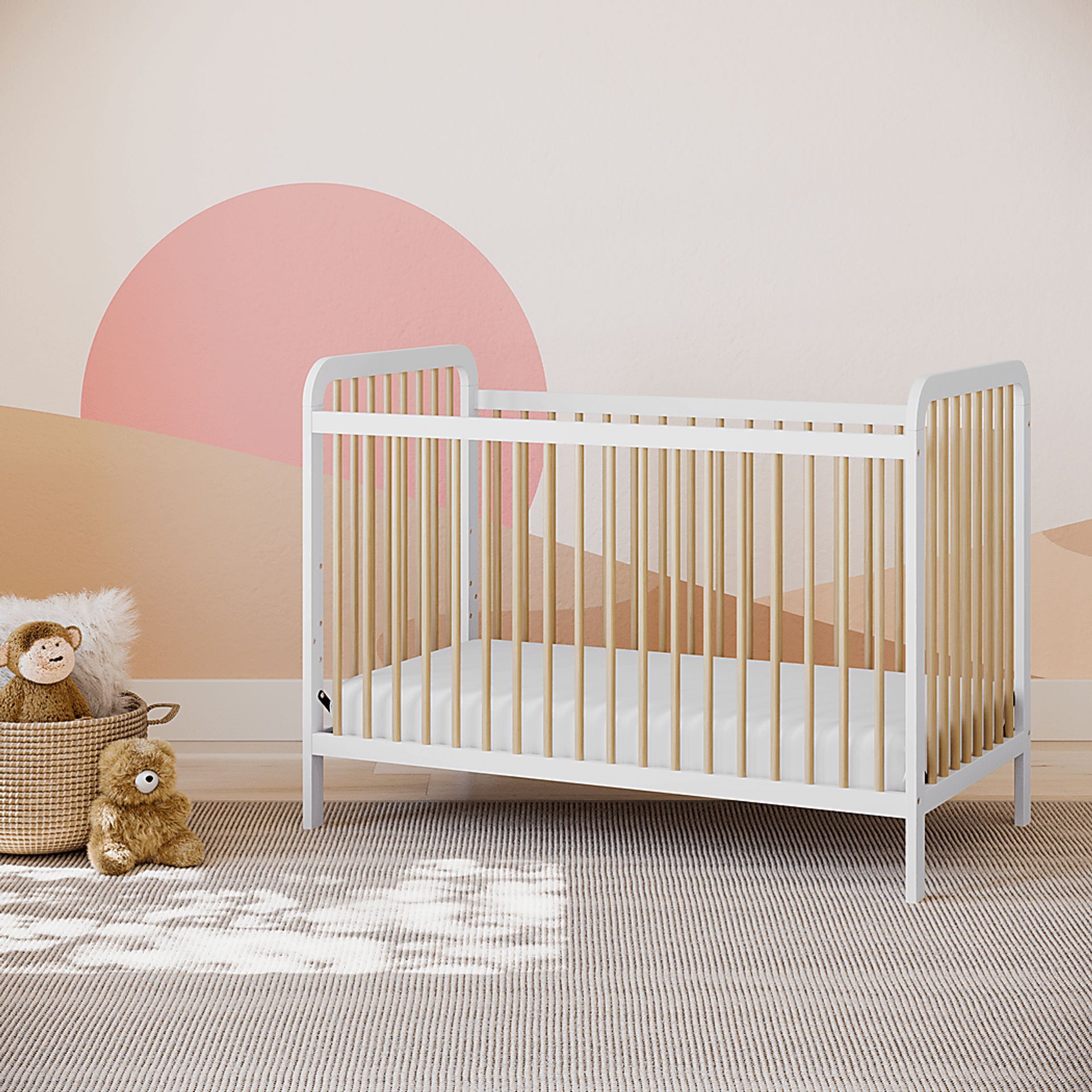 Bernelle White Convertible Crib - Image 2