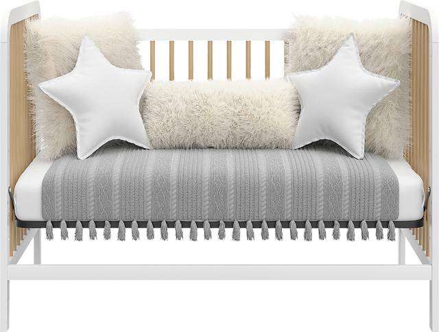 Bernelle White Convertible Crib - Thumbnail - Image 7