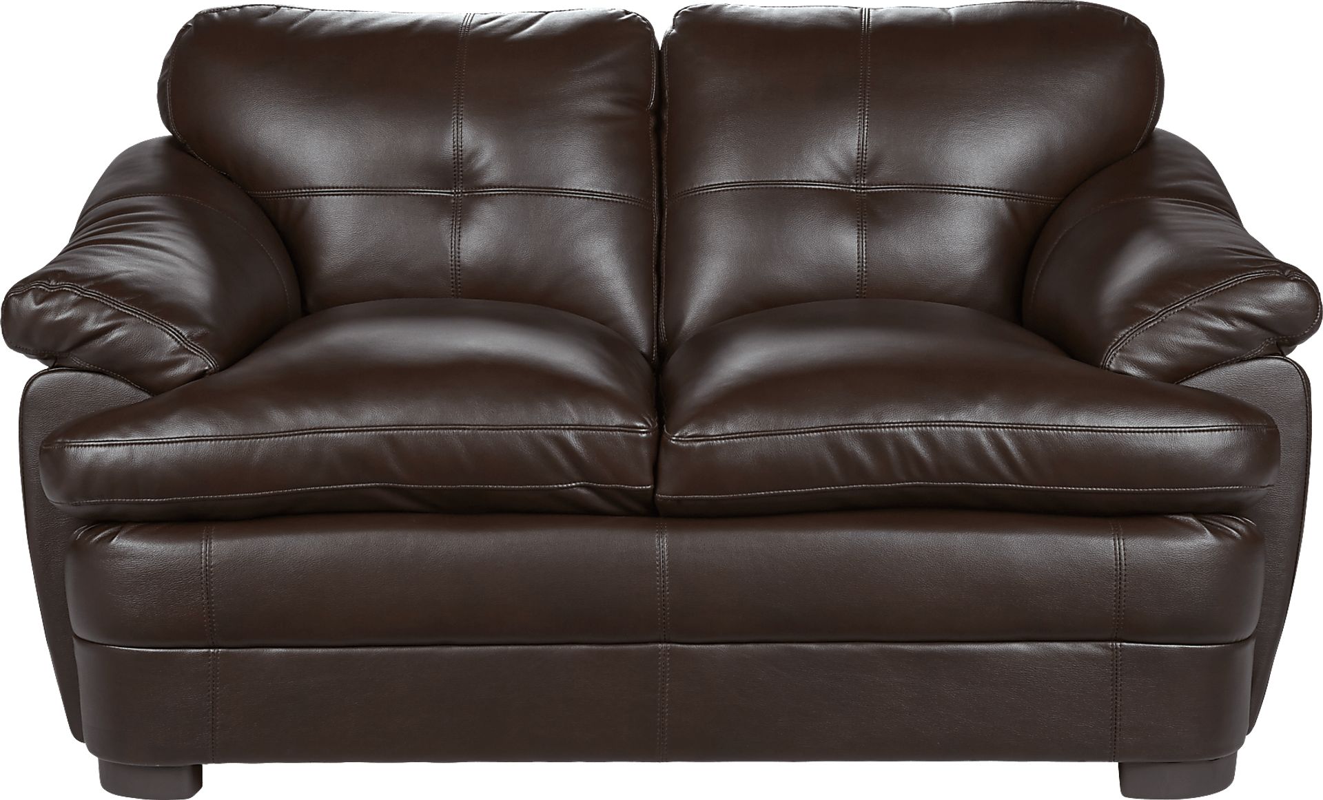 Bernini Brown Loveseat - Image 1