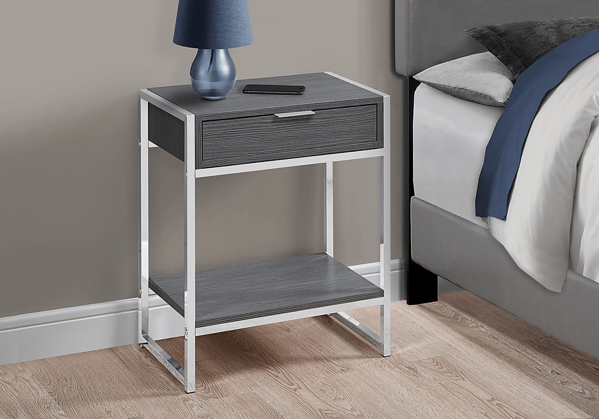 Berrien Charcoal Accent Table - Image 3