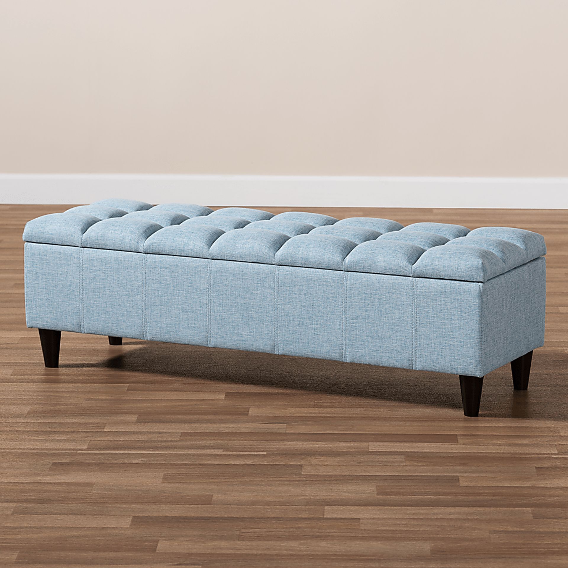 Berrycoms Light Blue Storage Bench - Image 4