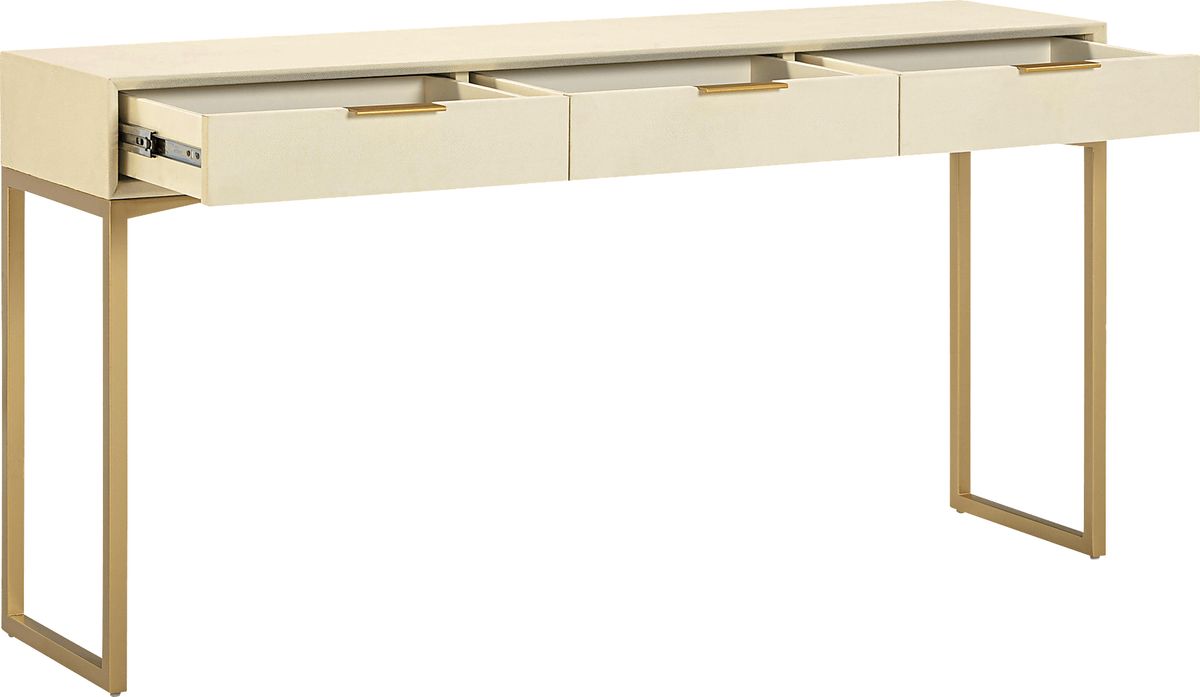 Berrycords Cream Beige Console Table | Rooms to Go