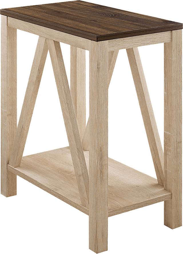 Berryesa White End Table - Thumbnail - Image 2