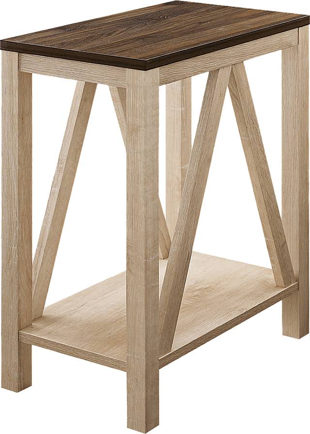 Berryesa White End Table - Thumbnail - Image 1