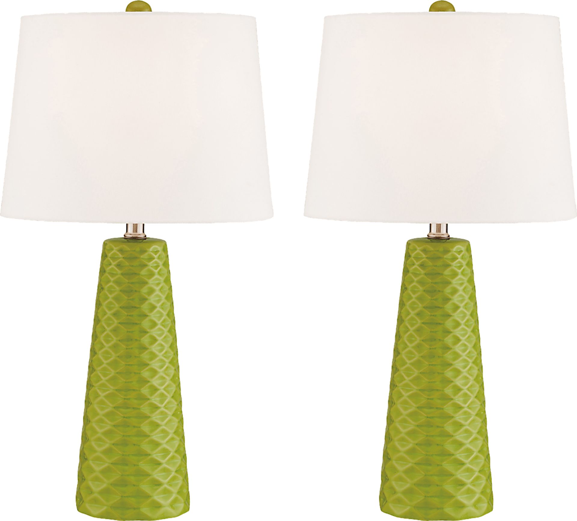 Berryessa Green Table Lamps, Set of 2 - Image 1