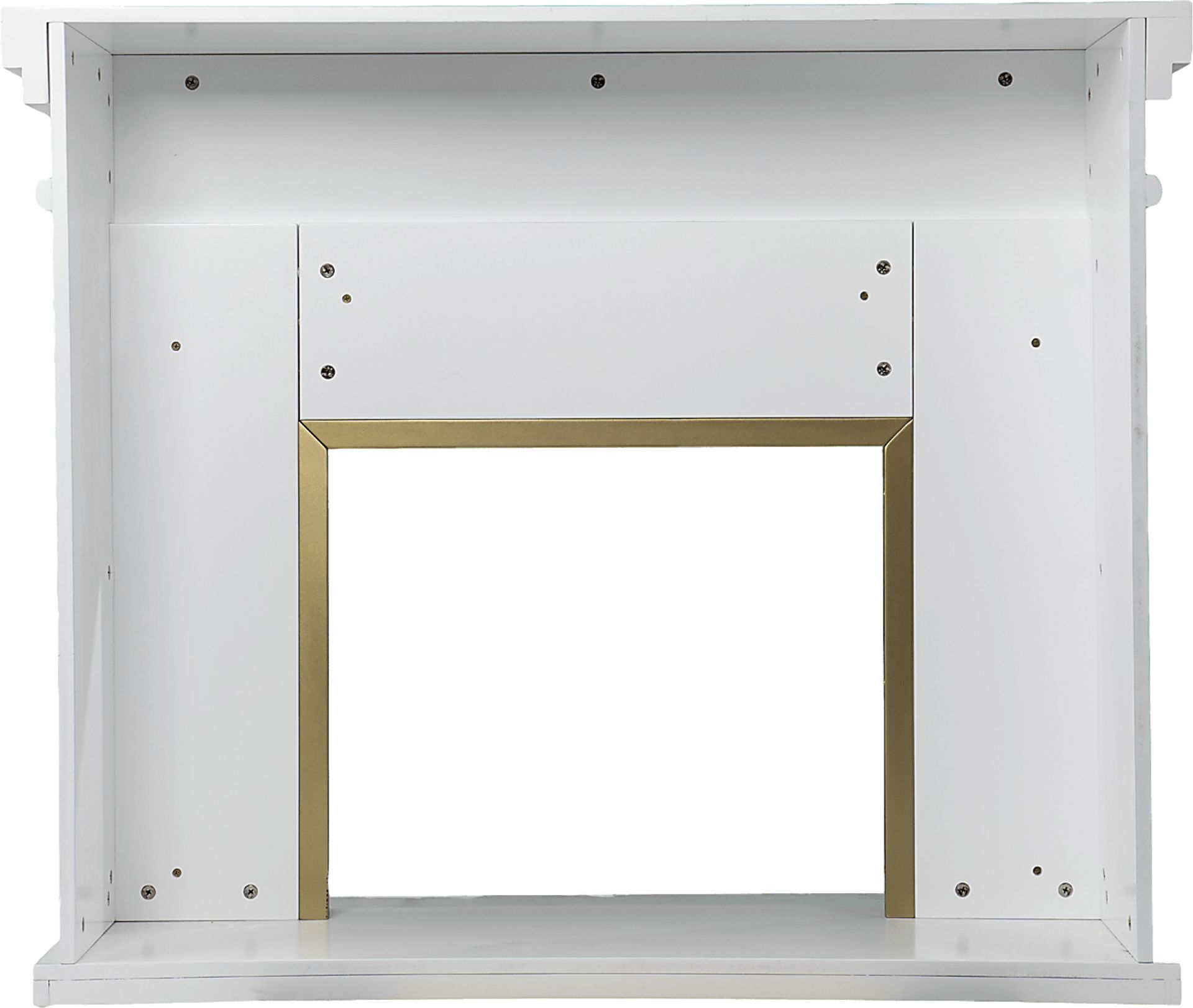 Berryessa III Whtie 46 in. Console, With Smart Electric Fireplace - Image 4