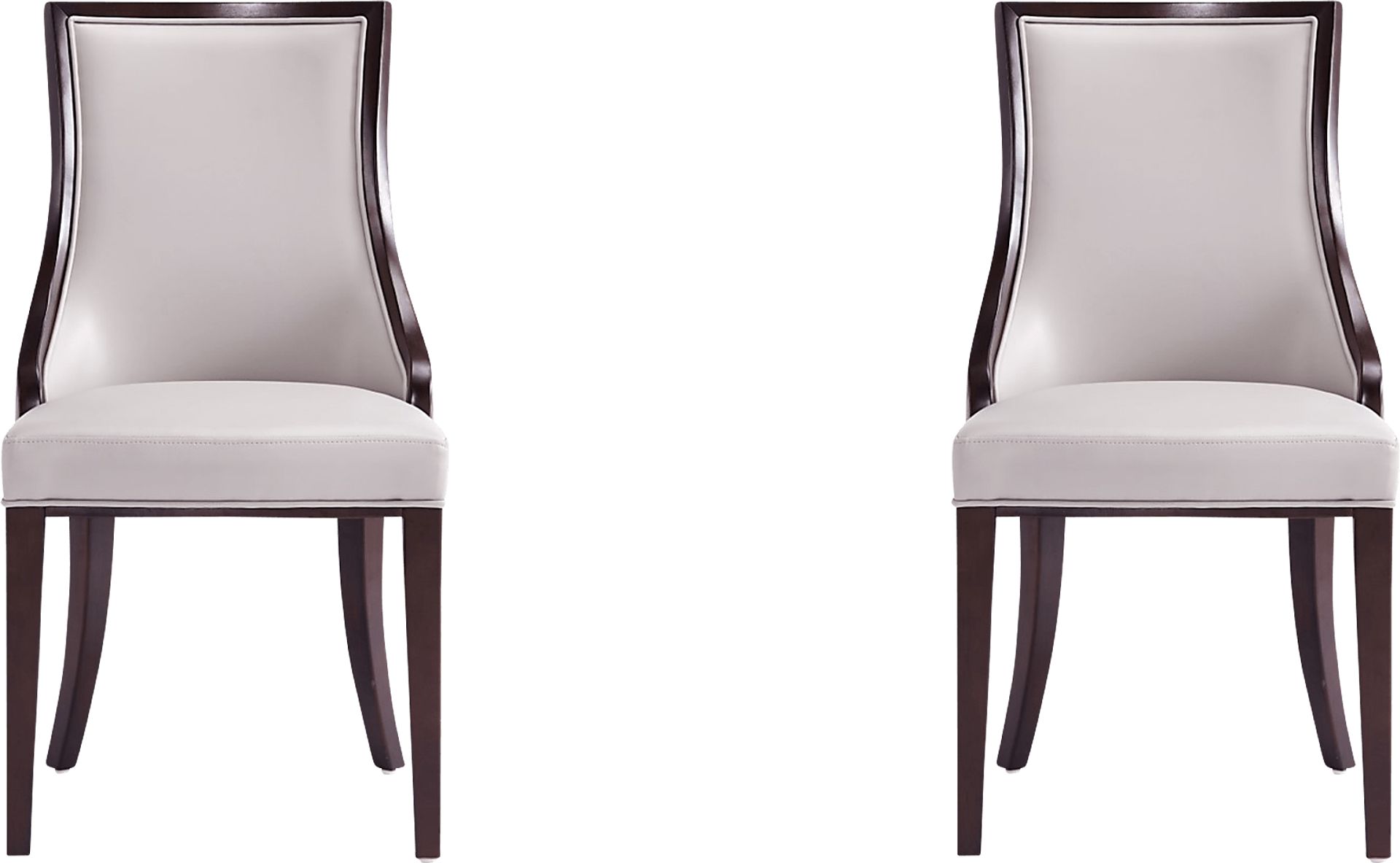 Berryhut Light Gray Side Chair, Set of 2 - Image 1