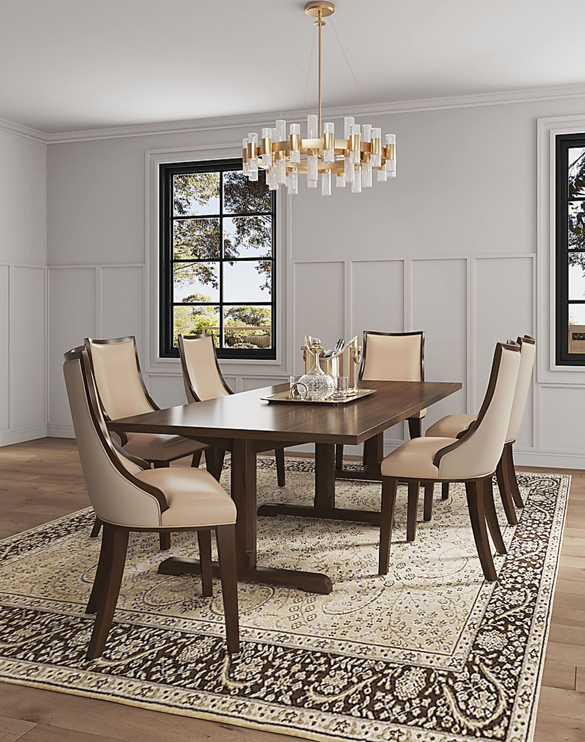 Berryhut Tan Side Chair, Set of 2 - Image 2