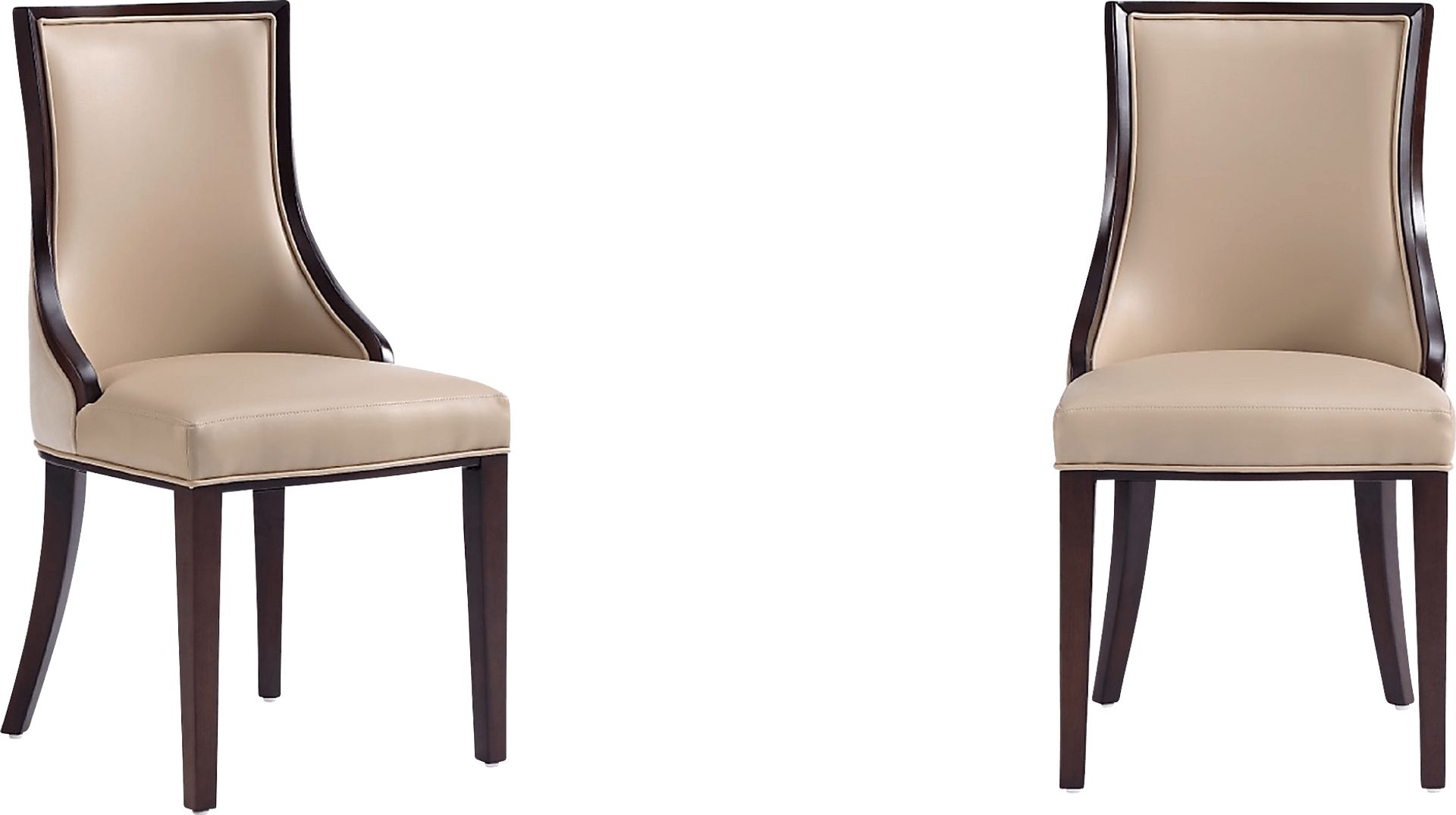 Berryhut Tan Side Chair, Set of 2 - Image 1