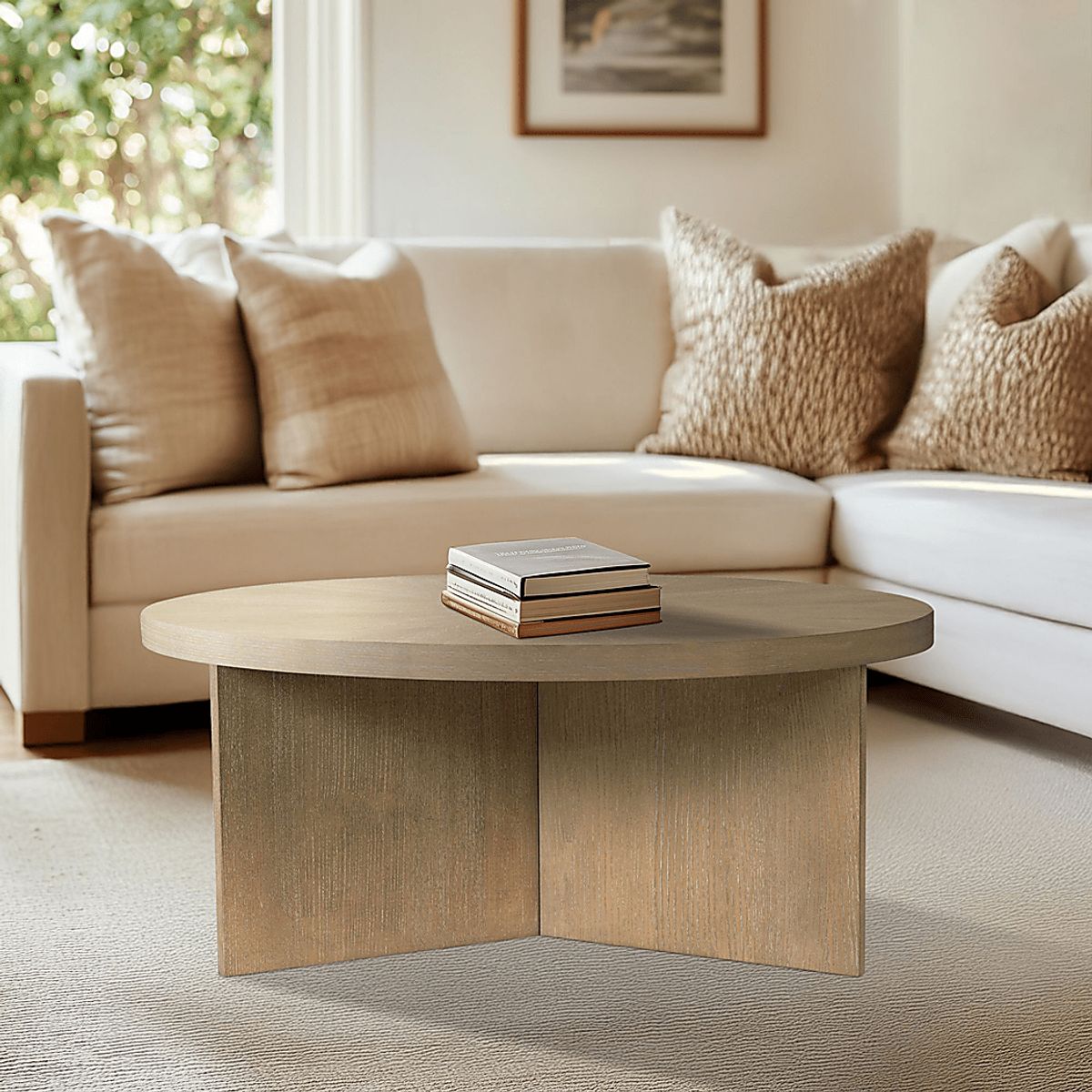 Berryrover Light Brown Wood Cocktail Table | Rooms to Go