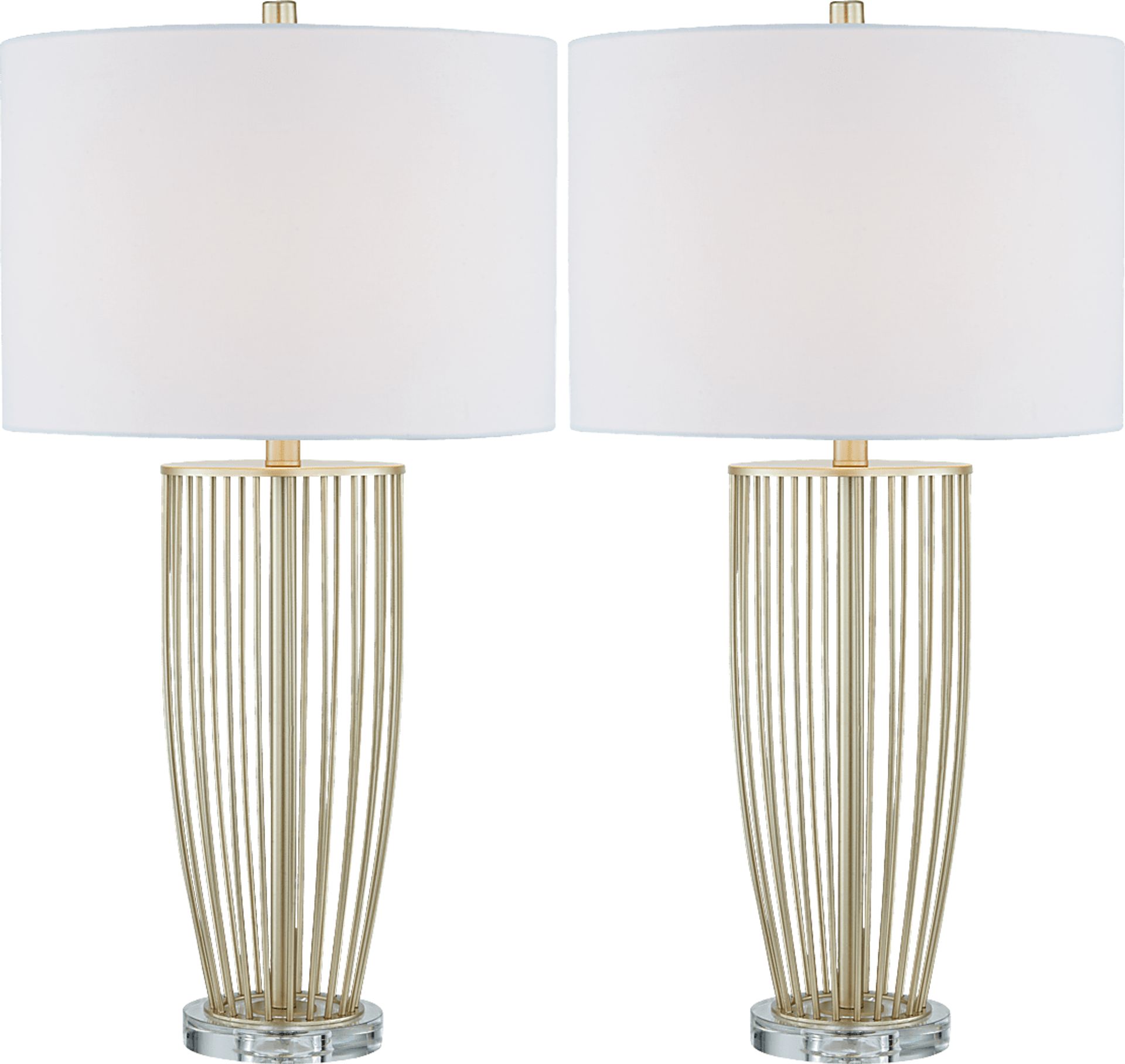 Bersal Nest Bronze Table Lamps, Set of 2 - Image 1