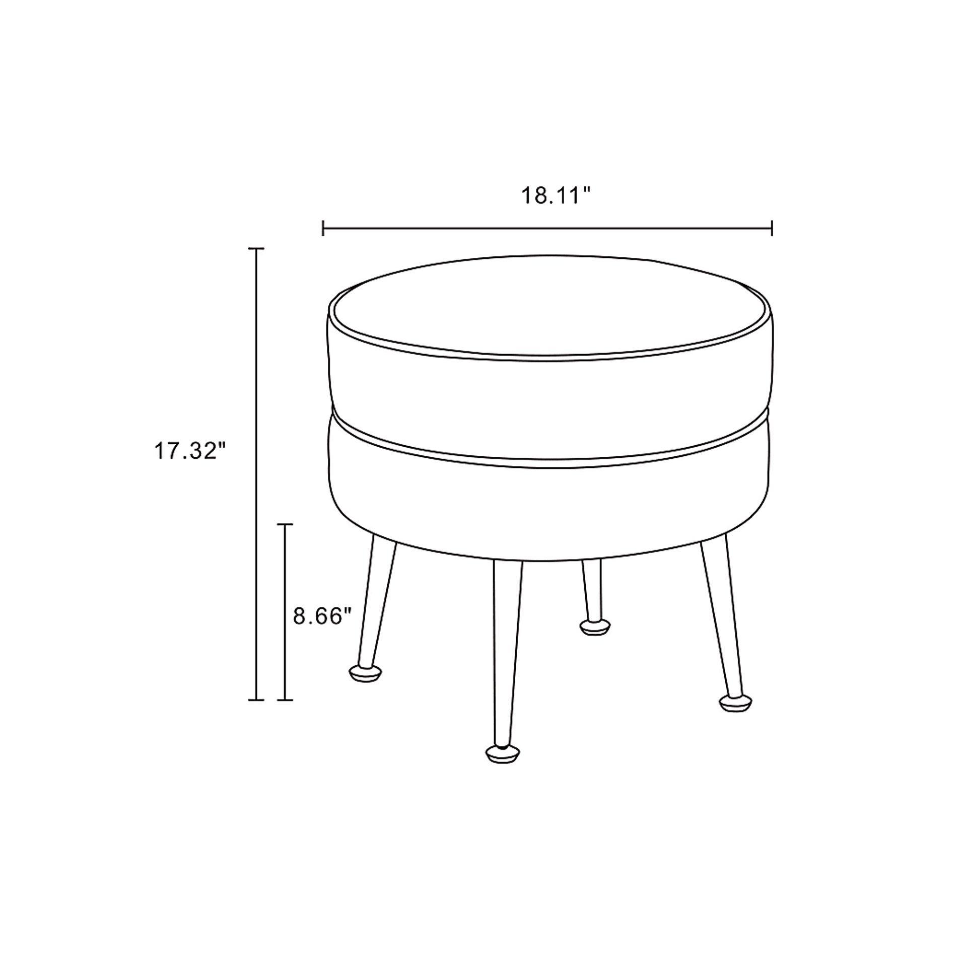 Berseem I Beige Ottoman - Image 12