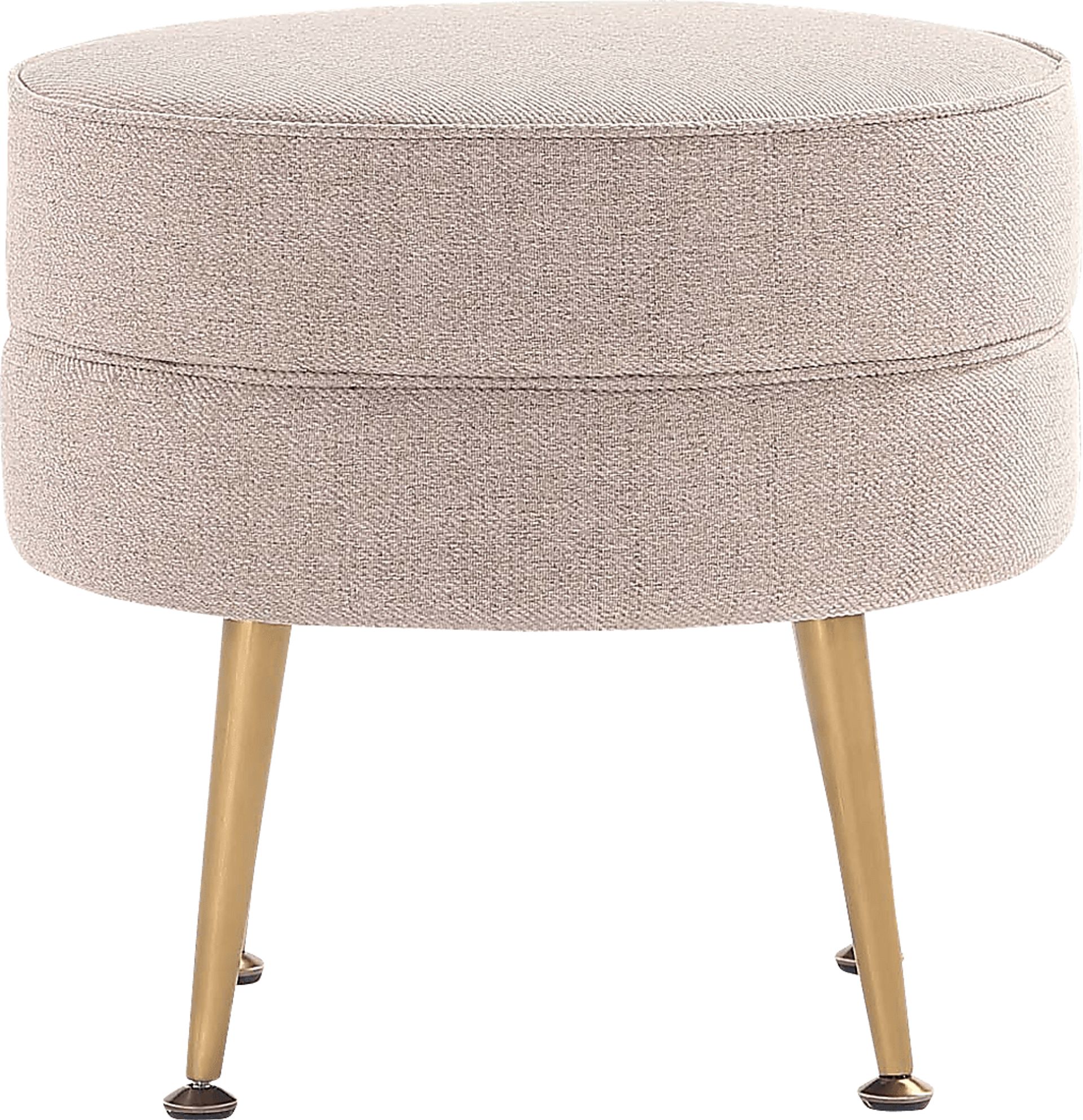Berseem I Beige Ottoman - Image 7