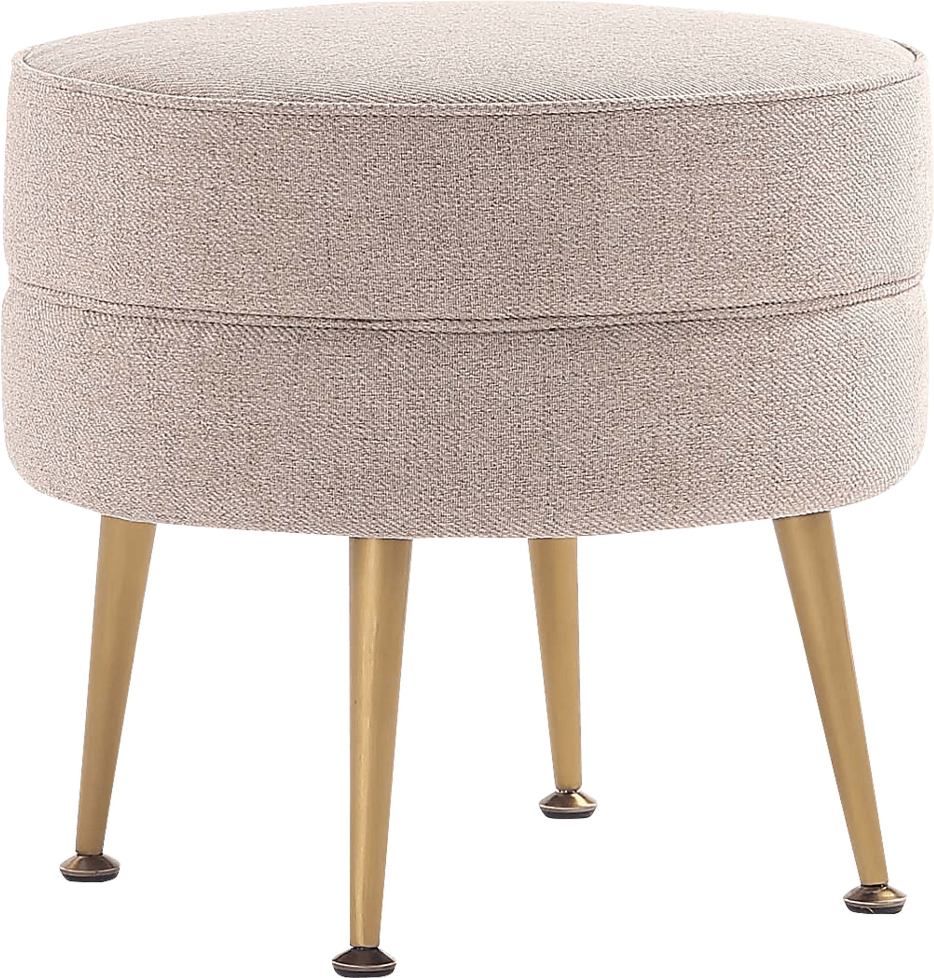 Berseem I Beige Ottoman - Image 1