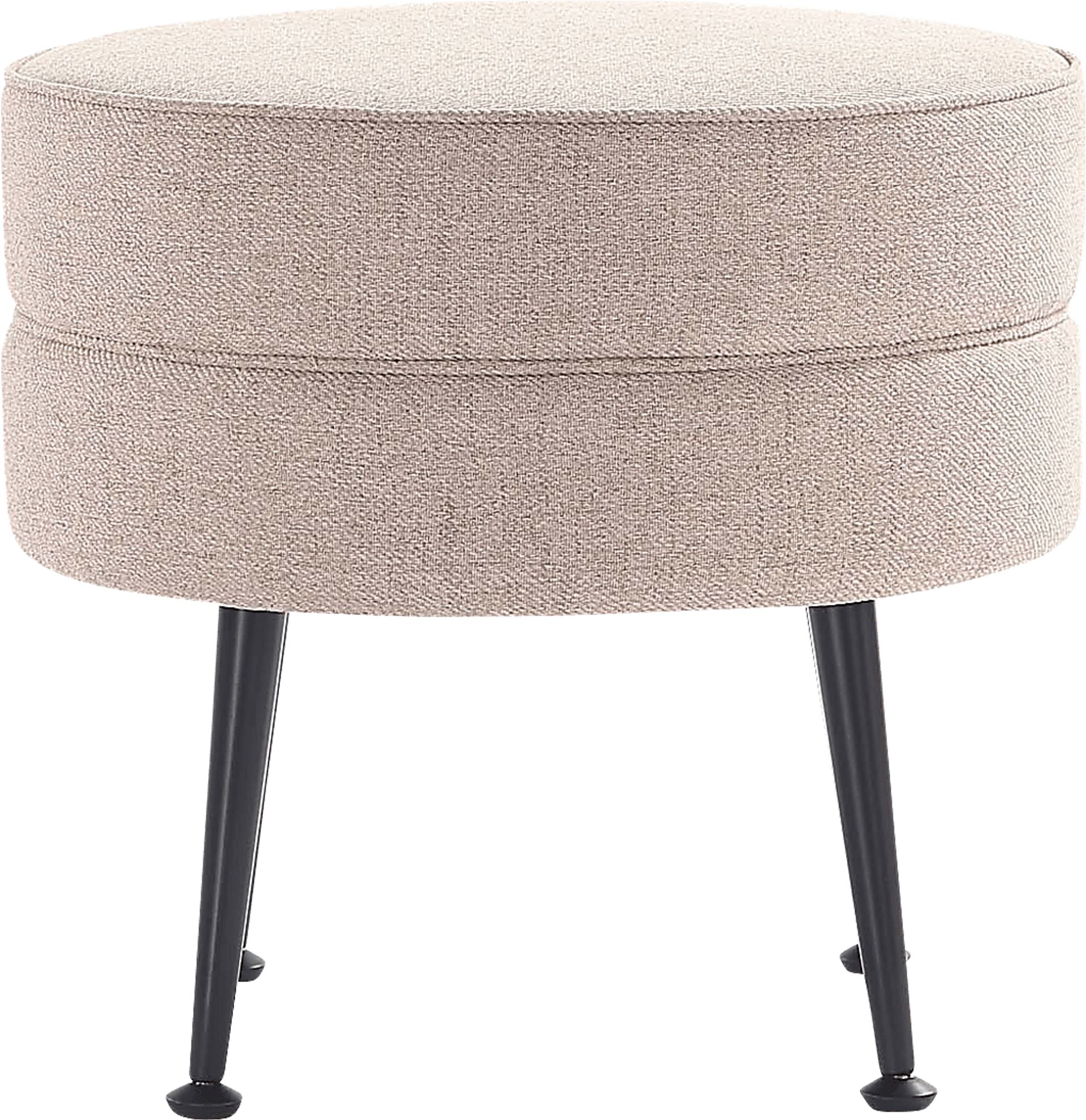 Berseem II Beige Ottoman - Image 7