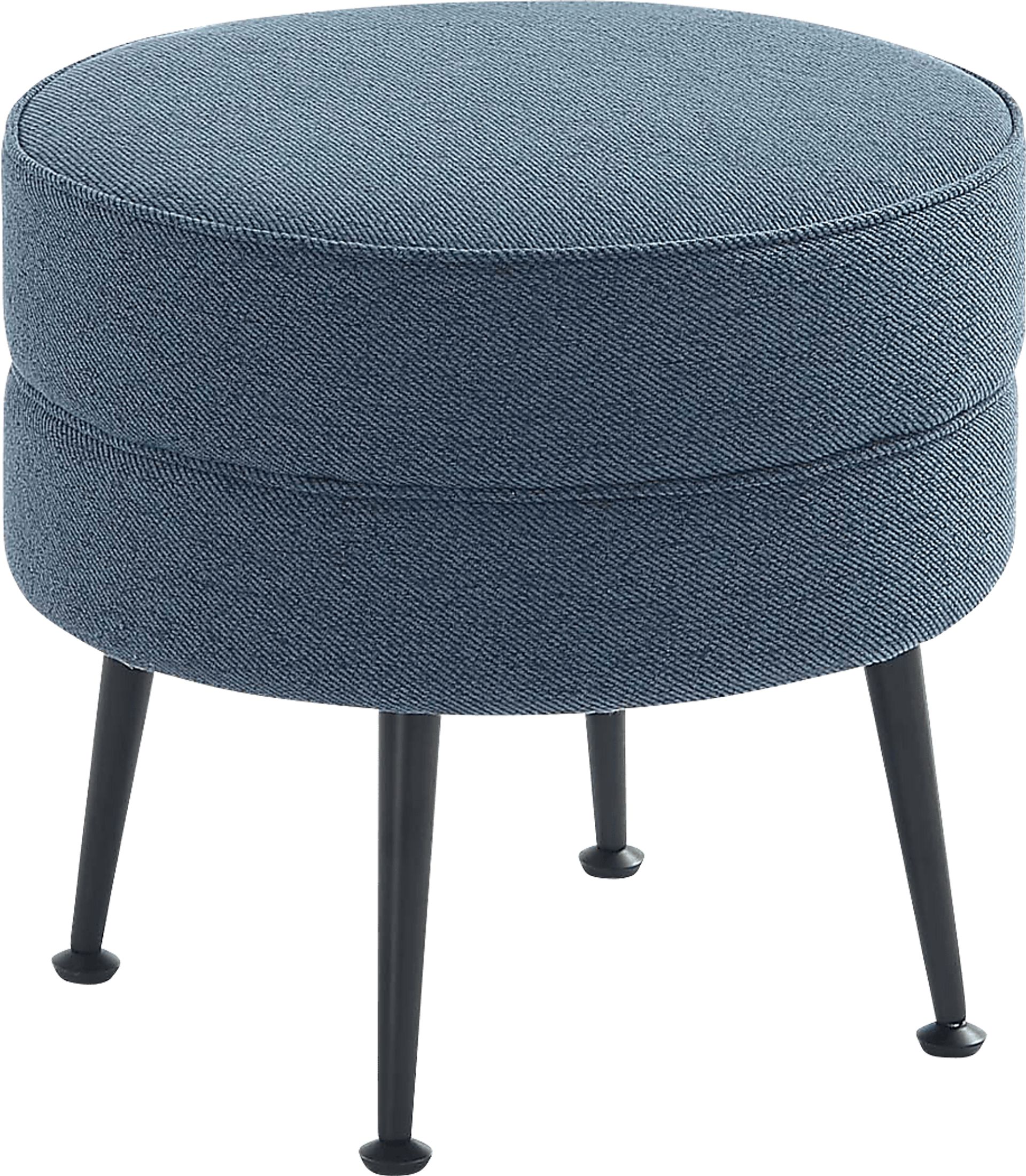 Berseem II Blue Ottoman - Image 8