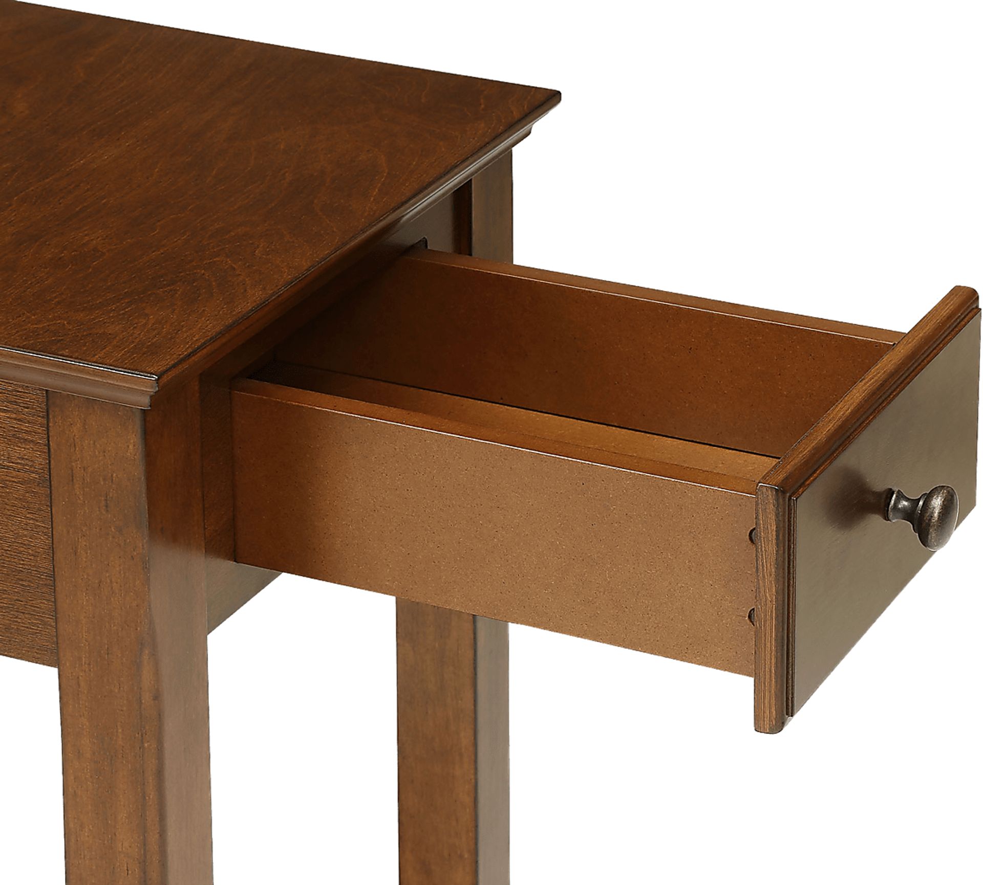 Bertie Brown Chairside Table - Image 2