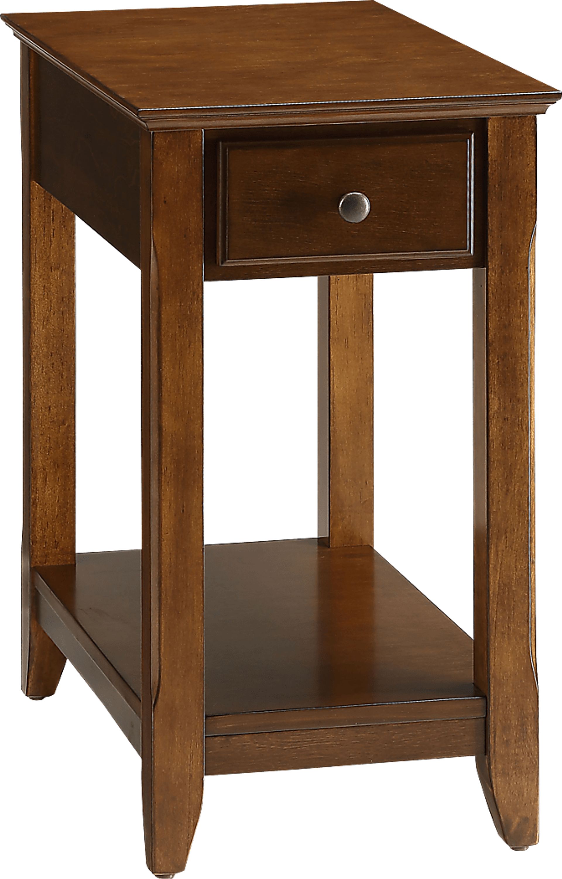 Bertie Brown Chairside Table - Image 1