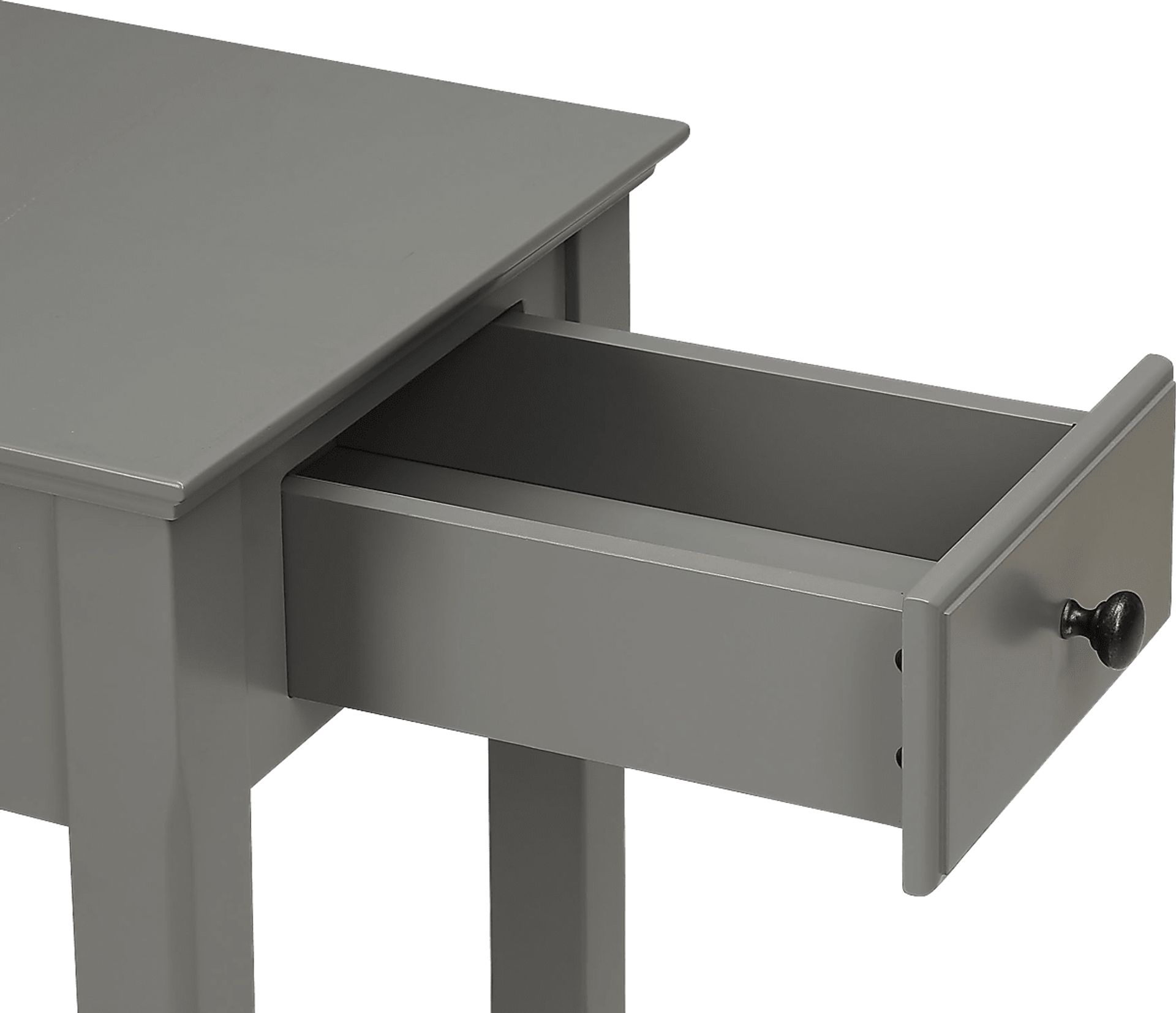 Bertie Gray Chairside Table - Image 2