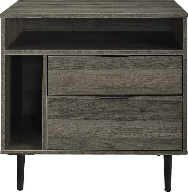 Bertonley Gray Nightstand - Thumbnail - Image 3