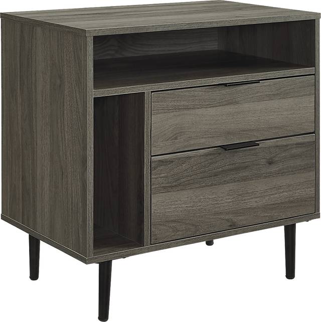 Bertonley Gray Nightstand - Thumbnail - Image 1