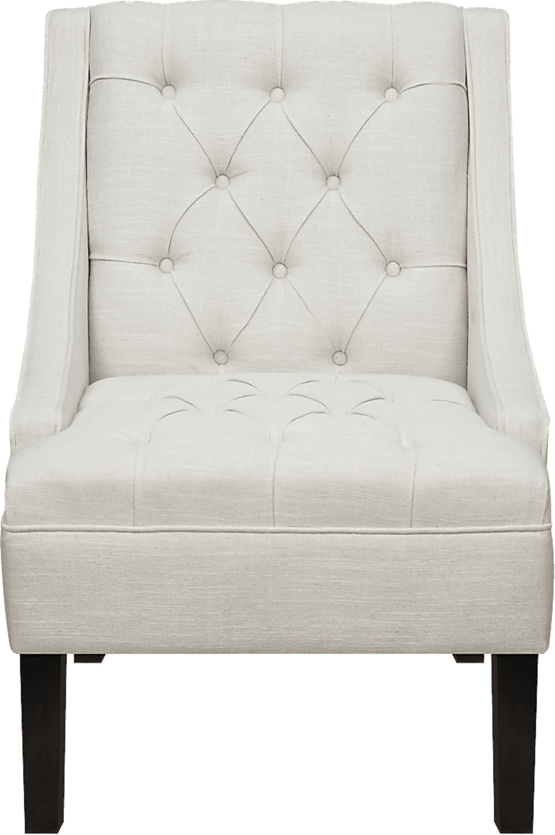 Bertram Way White Accent Chair - Image 1