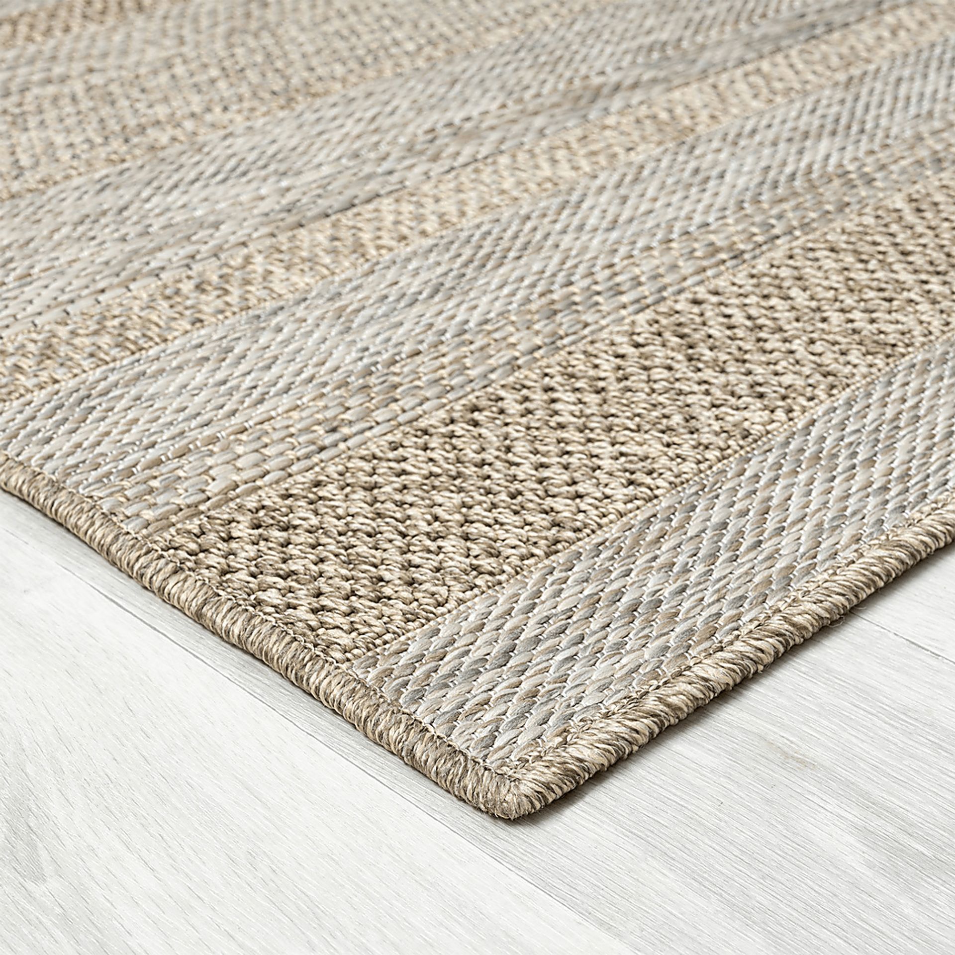 Berwa Tan 7'10 x 9'6 Indoor/Outdoor Rug - Image 3