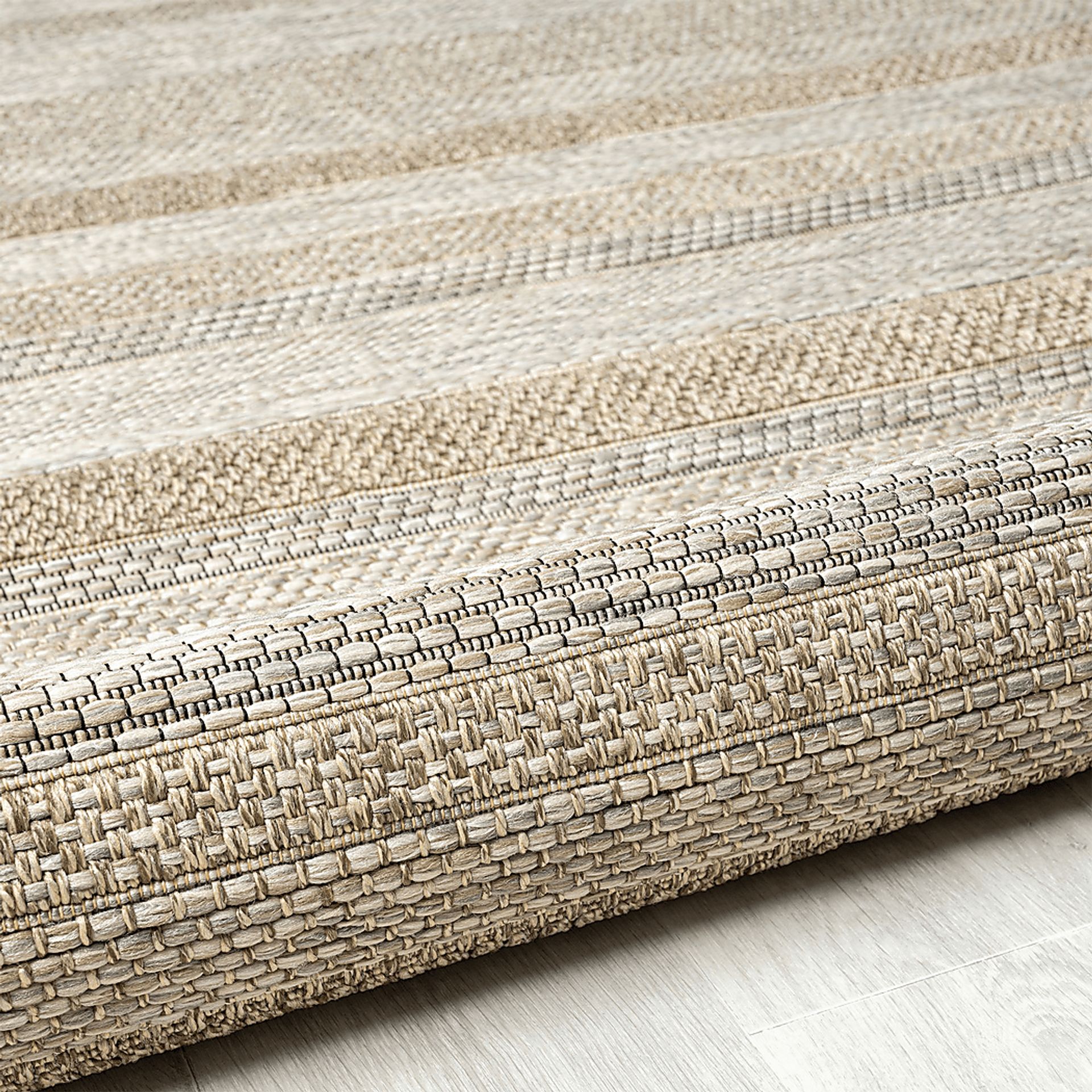 Berwa Tan 7'10 x 9'6 Indoor/Outdoor Rug - Image 7