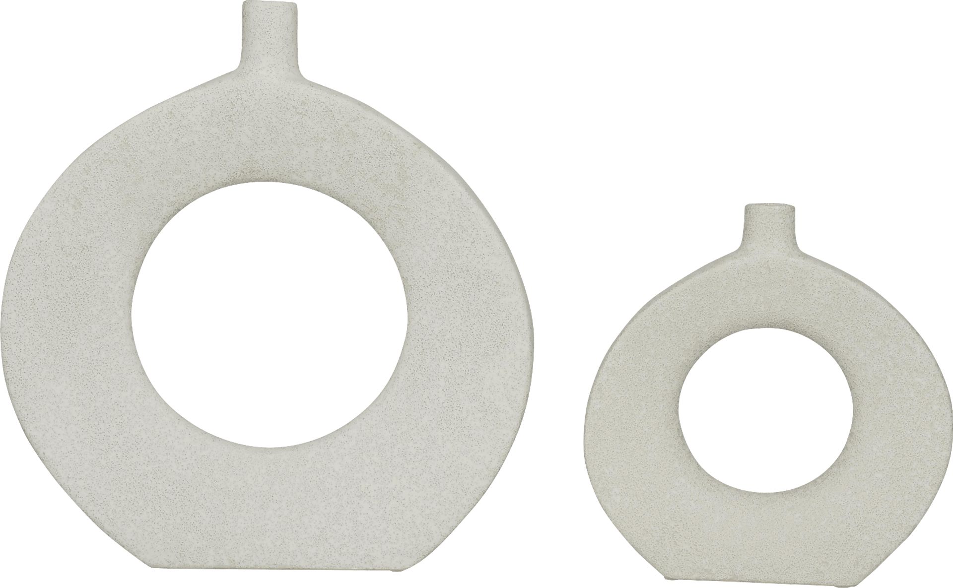 Besem White Vase, Set of 2 - Image 6