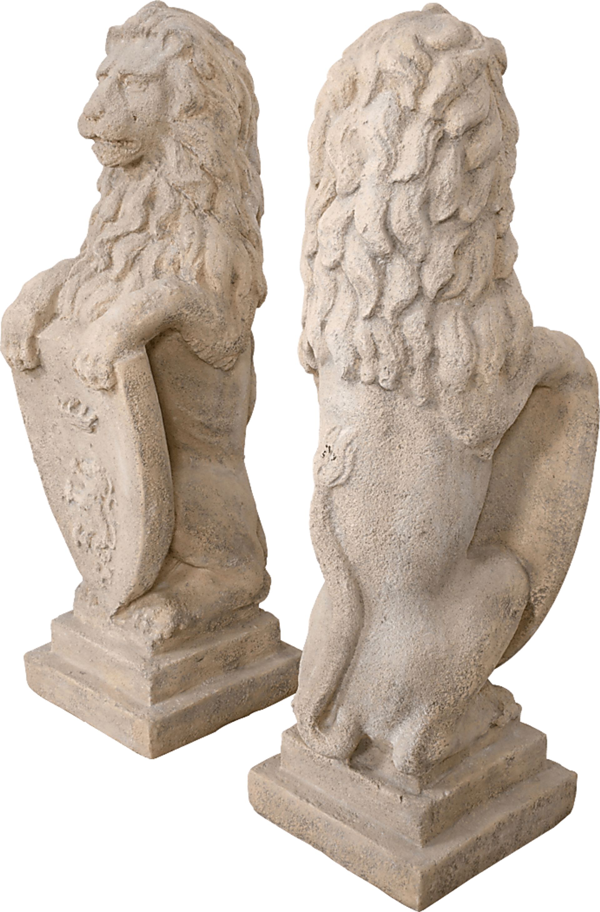 Besna Beige Sculpture, Set of 2 - Image 2