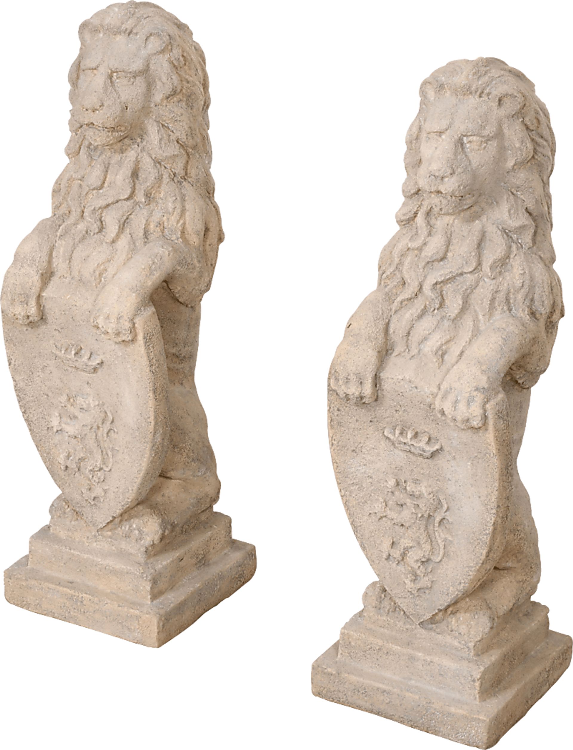 Besna Beige Sculpture, Set of 2 - Image 3
