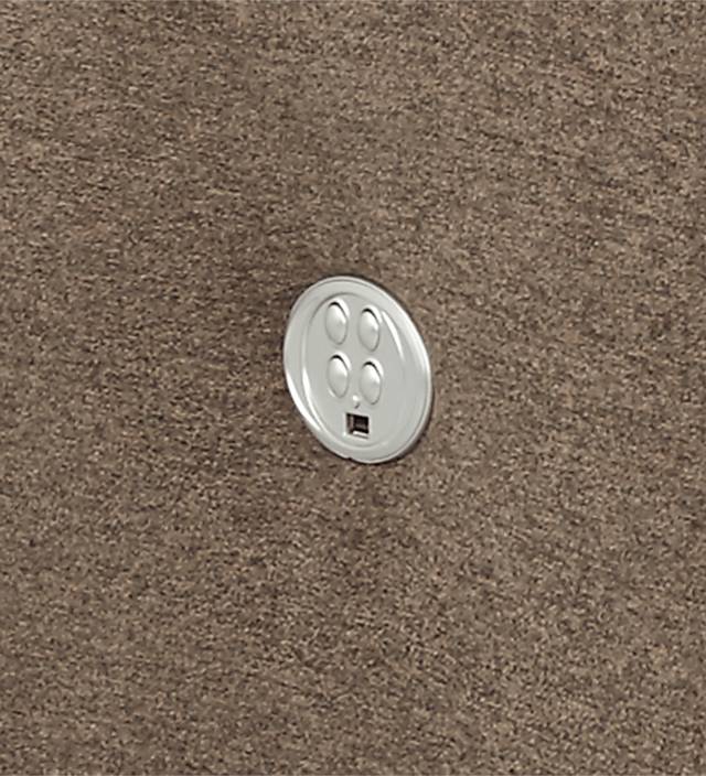 Bessemer Brown Dual Power Recliner - Thumbnail - Image 3