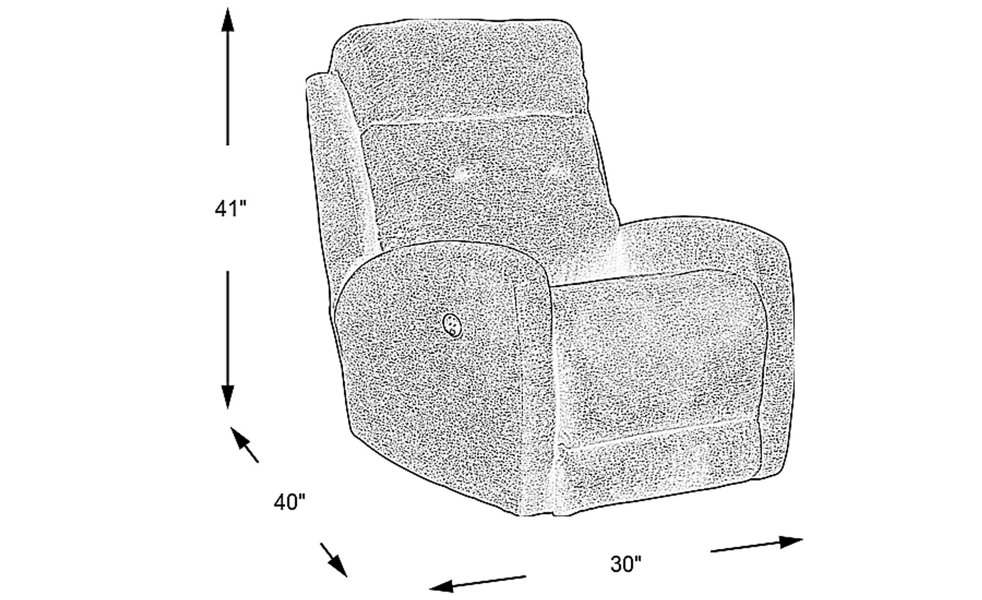 Dimension Image. Please refer to the Dimension Tab on this page for dimension details.