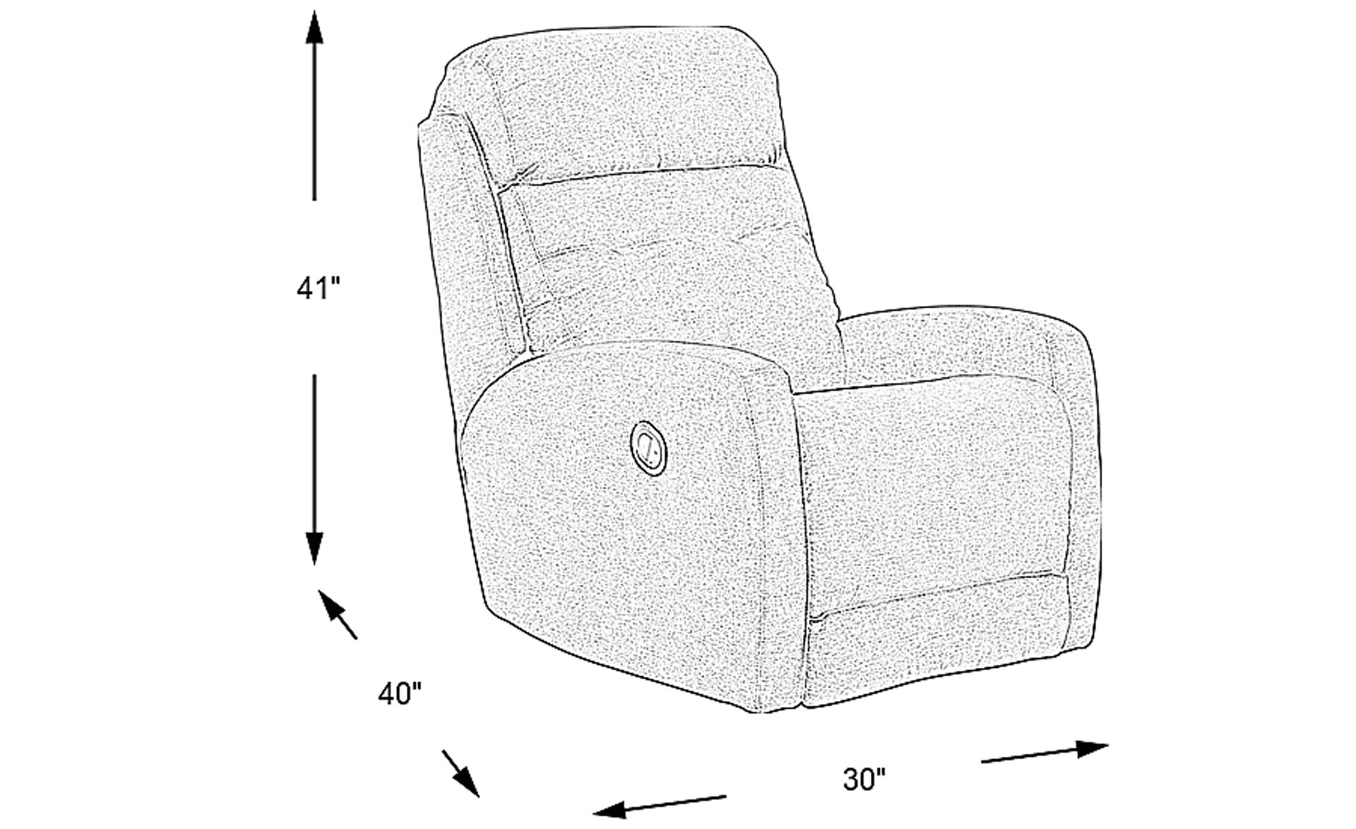 Dimension Image. Please refer to the Dimension Tab on this page for dimension details.