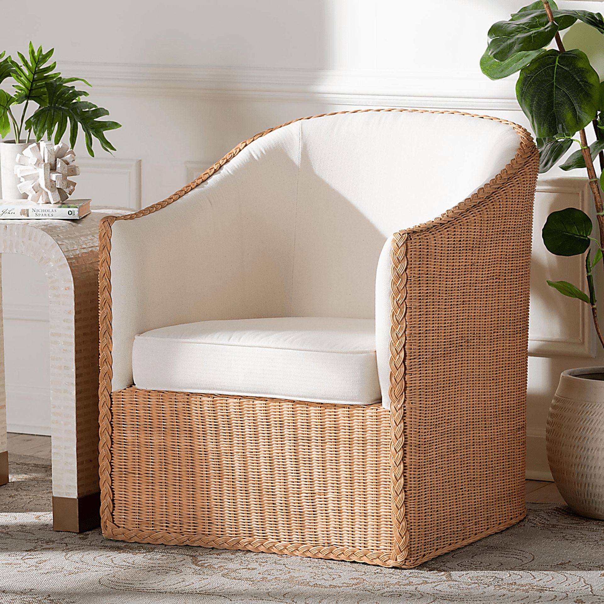 Bessia Brown Accent Chair - Image 2