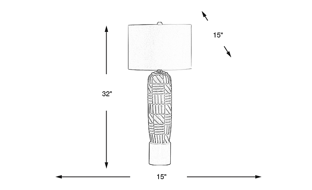 Bessmer Peak Sand Lamp