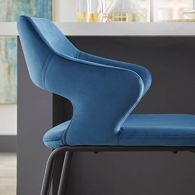 Besthada Blue Counter Stool - Thumbnail - Image 4
