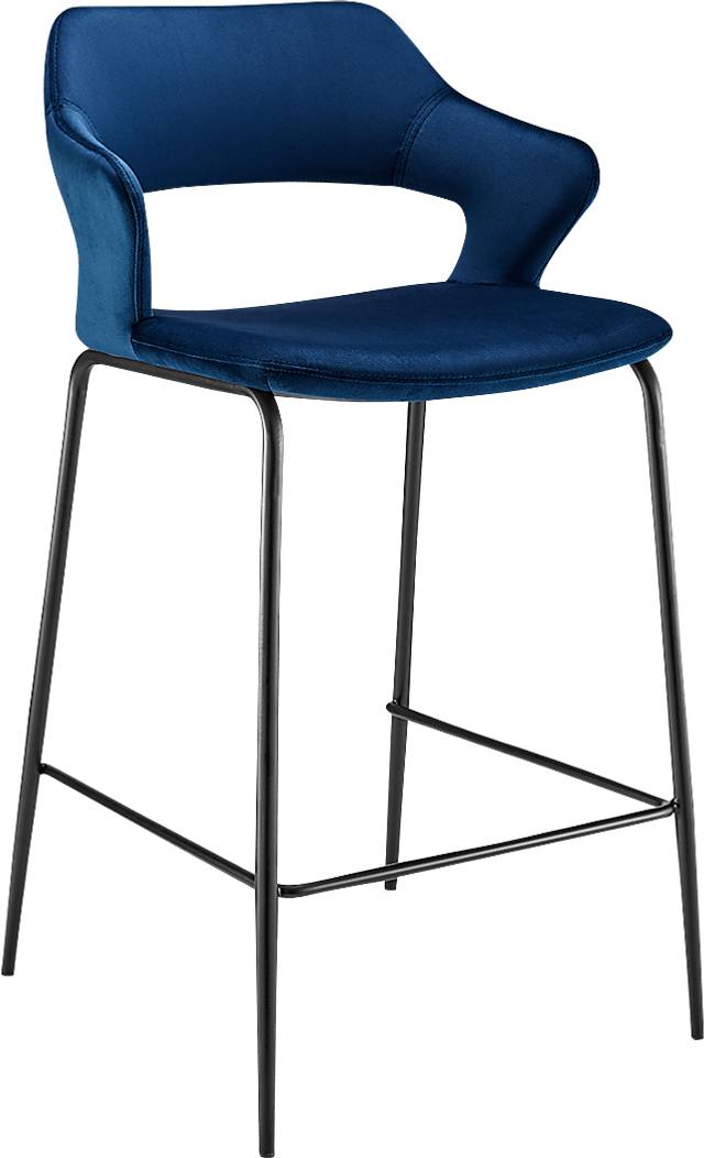 Besthada Blue Counter Stool - Thumbnail - Image 1