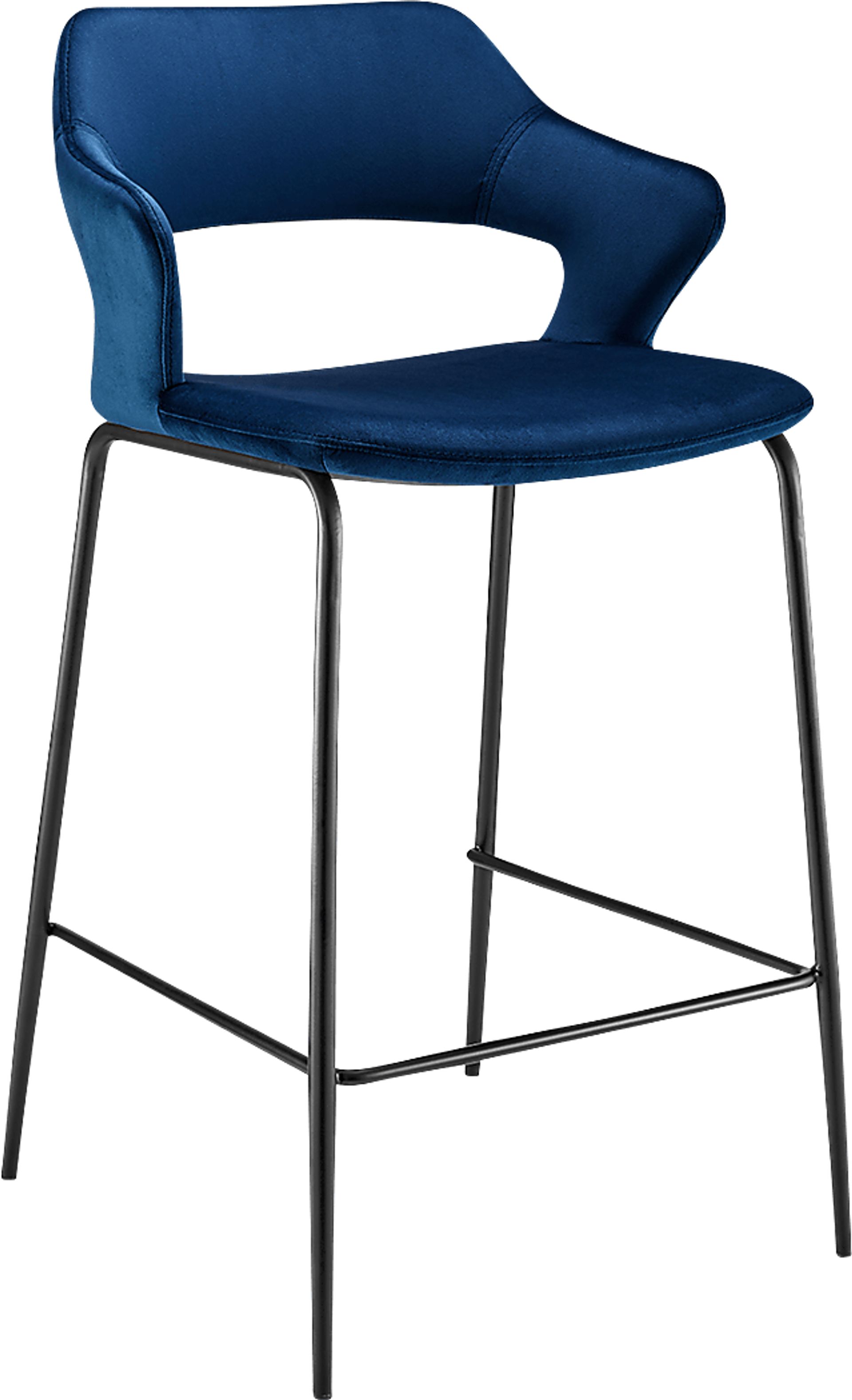 Besthada Blue Counter Stool - Image 1