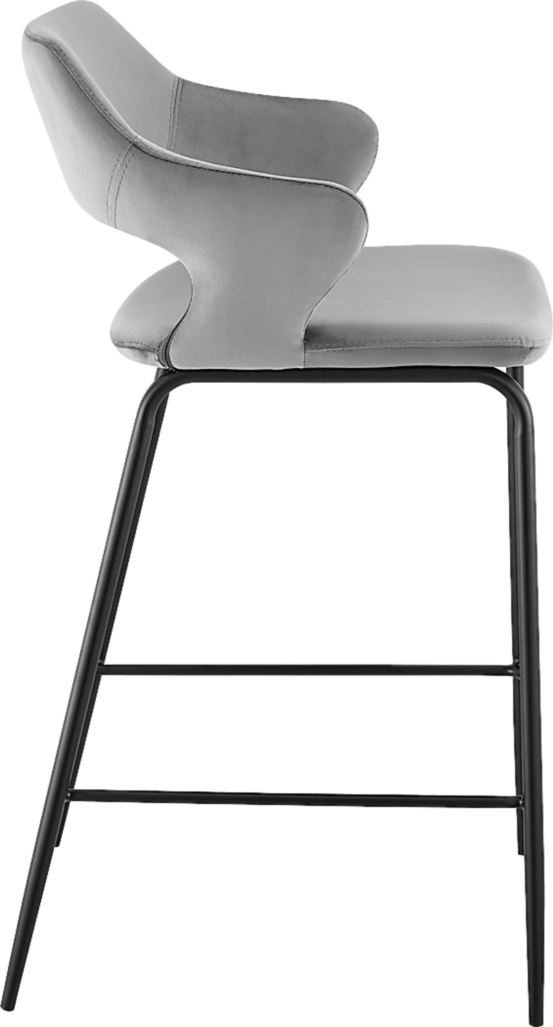 Besthada Gray Counter Stool - Image 3